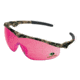 MCR Safety Mossy Oak DL1 Series Safety Glasses, Soft Clear TPR Nose Piece, Vermillion, One Size, MO11V