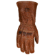 MCR Safety Mustang Utility Leather Work Gloves, Grain Goat Double Palm, DuPont Kevlar Lined and Sewn, Extended Gauntlet Cuff and Wing Thumb, Brown, Medium, MU3624GKM