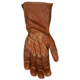 MCR Safety Mustang Utility Leather Work Gloves, Grain Goat Double Palm, DuPont Kevlar Lined and Sewn, Extended Gauntlet Cuff and Wing Thumb, Brown, Medium, MU3624GKM