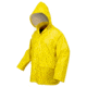 MCR Safety Navigator Series Waterproof Rain Suit, .40mm PU/Cotton Poly Blend Rainwear, Yellow, L, 5182YL
