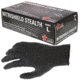 MCR Safety NitriShield Stealth Disposable Nitrile Gloves, Powder Free Industrial Food Service Grade, 9.5in Length, 4 mil Thickness, Black, XX - Large, 6061XXL