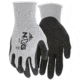 MCR Safety NXG Work Gloves, 13 Gauge Nylon, Nitrile Foam Coated Palm and Fingertips, Black/Gray, Medium, 9673M