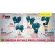 MCR Safety Predator Series Fully Rough Nitrile Coated Work Gloves, Safety Cuff and Jersey Lined, Treated with ActiFresh, Blue, Small, 9761RS