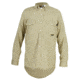 MCR Safety S1TMT Flame Resistant Long Sleeve Work Shirt, 100% Cotton, Tan, M, S1TMT