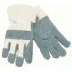 MCR Safety Shoulder Leather Work Gloves, 2.5in Safety Cuff, Sewn with DuPont Kevlar, Gray, Large, 1500KL