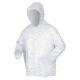 MCR Safety Squall Series 2 Piece Waterproof Clear Rain Suit - Rain Jacket with Attached Hood, Elastic Waist Rain Pants, .20mm PVC, Clear, XL, O722XL