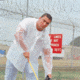 MCR Safety Squall Series 2 Piece Waterproof Clear Rain Suit - Rain Jacket with Attached Hood, Elastic Waist Rain Pants, .20mm PVC, Clear, XL, O722XL