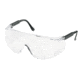 MCR Safety TC1 Series Safety Glasses, Generous Wrap Around Lens Coverage, Clear/ Frame Black, One Size, TC110