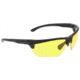 MCR Safety Tier1 T123 Tactical Gear Safety Glasses, Matte Black Frame, Amber MAX6 Superior Anti-Fog Lens, One Size, T12314P