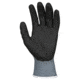 MCR Safety UltraTech Work Gloves, 15 Gauge Nylon Shell, HPT Palm and Fingertips, Black/Gray, Large, 9699L