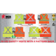 MCR Safety XCL2MOX4 Hi Vis Reflective Safety Vest, ANSI Type R Class 2, Mesh with 2in Silver Stripes, Breakaway Design with Hook and Loop Closures, Fluorescent Orange, 4X, XCL2MOX4