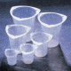 Medegen Medical Tri-Pour Graduated Disposable Beakers, Case of 100, Polypropylene Pb1915-050 Beakers, 25384-150