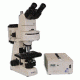 Meiji Techno Halogen Ergonomic Trinocular Epi-Fluorescence Biological Microscope, BEIGE, LARGE MT6300EH