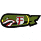 Merica Life F Bomb Patch, 3.5 x 1.25, FBOMB