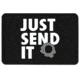 Merica Life Just Send It PVC Patch, Black and White, 3 x 2, JSI-BK