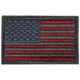 Merica Life Silver US Flag Forward Patch, 3 x 2, SILVER-USFLAG FORW