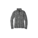 Smartwool Merino 250 Baselayer Pattern 1/4 Zip-Women's, Black-Moonbeam Heather, Extra Small, SW0NP222A51-XS