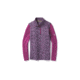 Smartwool Merino 250 Baselayer Pattern Zip T-Boy's, Meadow Mauve, Extra Small, SW016123A22-XS