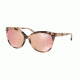 Michael Kors JAN MK2045 Sunglasses 3026N0-55 - Pink Tortoise Frame, Rose Gold Mirror Polar Lenses
