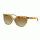 Michael Kors JAN MK2045 Sunglasses 32365D-55 - Yellow Floral Frame, Amber Blue Gradient Lenses