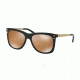 Michael Kors LEX MK2046 Sunglasses 31602T-54 - Black Frame, Gold Mirror Polarized Lenses