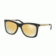 Michael Kors LEX MK2046 Sunglasses 31607P-54 - Black Frame, Liquid Gold Lenses