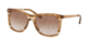 Michael Kors LEX MK2046 Sunglasses 323913-54 - Brown Floral Frame, Brown Peach Gradient Lenses