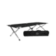 MIL-TEC Aluminum Folding Cot w/ Bag, Black, 75 x 25.5 x 16.5, 14402002