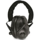 MIL-TEC Electronic Ear Defenders, Black, Adjustable, 16243002