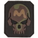 MIL-TEC PVC 3D Skull Patch, Camo, 16832120