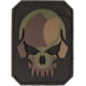 MIL-TEC Small PVC 3D Skull Patch, Camo, 16832020