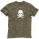 MIL-TEC Skull Print T-Shirt - Men's, OD Green, Medium, 11064001-903