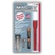 MagLite Mini 2 Cell AAA Incandescent Flashlight, Red, Blister Pack, M3A036