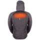 Mobile Warming 7.4V Heated Traveller Jacket - Mens, Dark Grey, Extra Large, MWMJ12220520