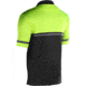 MOCEAN Short Sleeve 2-tone Reflective Tech Polo, Hi-viz Lime/black - 0402-HVL-BLK-2XL