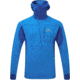 Mountain Equipment ME-002285-ME-01543-L: Eclipse Hooded Zip Tee - Men's, Finch Blue/Lapis, Large