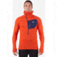 Mountain Equipment Eclipse Hooded Zip Tee - Mens, Magma/Medieval, Small, ME-005727-S-Ma-Me