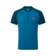 Mountain Equipment Nava Short Sleeve Zip T - Mens, Mykonos/Majolica, 2XL, 01680 Myk/MajXXL