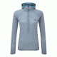 Mountain Equipment Solar Eclipse  Hooded Zip Tee - Womens, Nimbus, 12 ME-002949 Nimbus 12 NA