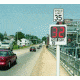Laser Atlanta Speed Monitor F for pole mounting, 110 VAC power, standard package MPHSMF110