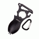 Mtech Stainless Steel Spork Multi Tool, Black MT-958BK