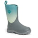 Muck Boots Element Boot - Kid's, Gray/Teal Fade, 1, KEL-102-GRY-010