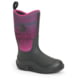 Muck Boots Hale Rubber Boots - Youth, Black/Magenta Digi Terrain Fade, 6, KBH-004-BLK-060