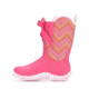 Muck Boots Halo Prints Boot - Kids, Pink Chevron, 6, KHL-4WAV-PNK-060