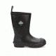 Muck Boots Mens Chore Resistant Mid Oil,Chemical SlipResistant Work Boot, Black,Black, 8, CRM000008