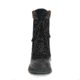 Muck Boots Womens Apres Lace v2 Leather, Black, 5, WALT2-1HRS-BLK-050
