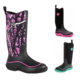 Muck Boots Womens Hale Multi-Season Boot, Black / Muddy Girl Camo, Black/Hot Pink, Black/Jade