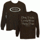 Mud River Long Sleeve T-shirts - XL Brown MRLS-XLB