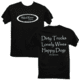 Mud River Short Sleeve T-shirts- Medium Black MRTS-MBL