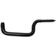 Muddy Screw-In Accessory Hooks, 1 Hook, Black, MUD-BH050